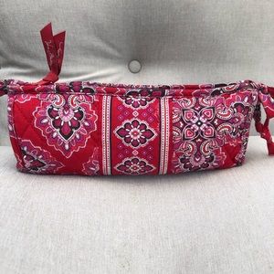 Vera Bradley Frankly Scarlet Pencil or Brush Case